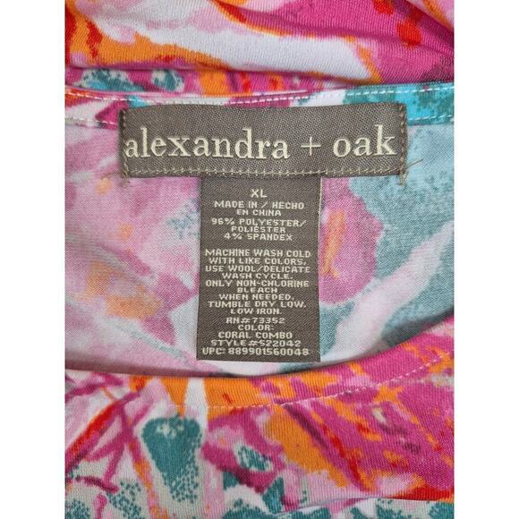 Alexandria & Oak Poky Blend Dress White/Multi Sz XL - Picture 4 of 4